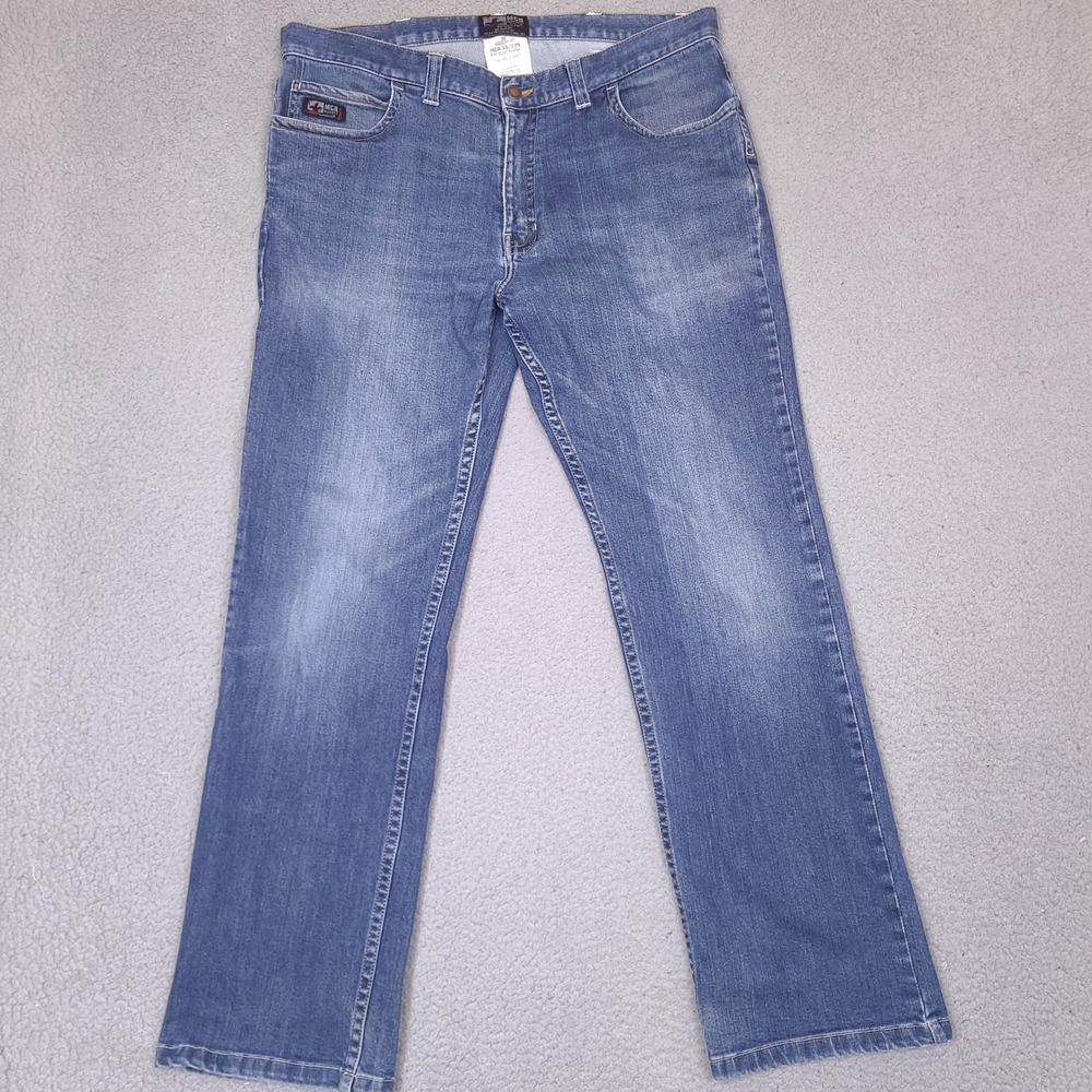 Summit FR‎ Jeans Mens 38x32 MCR Safety CAT2 PD2 Straight Flame Resist Workwear